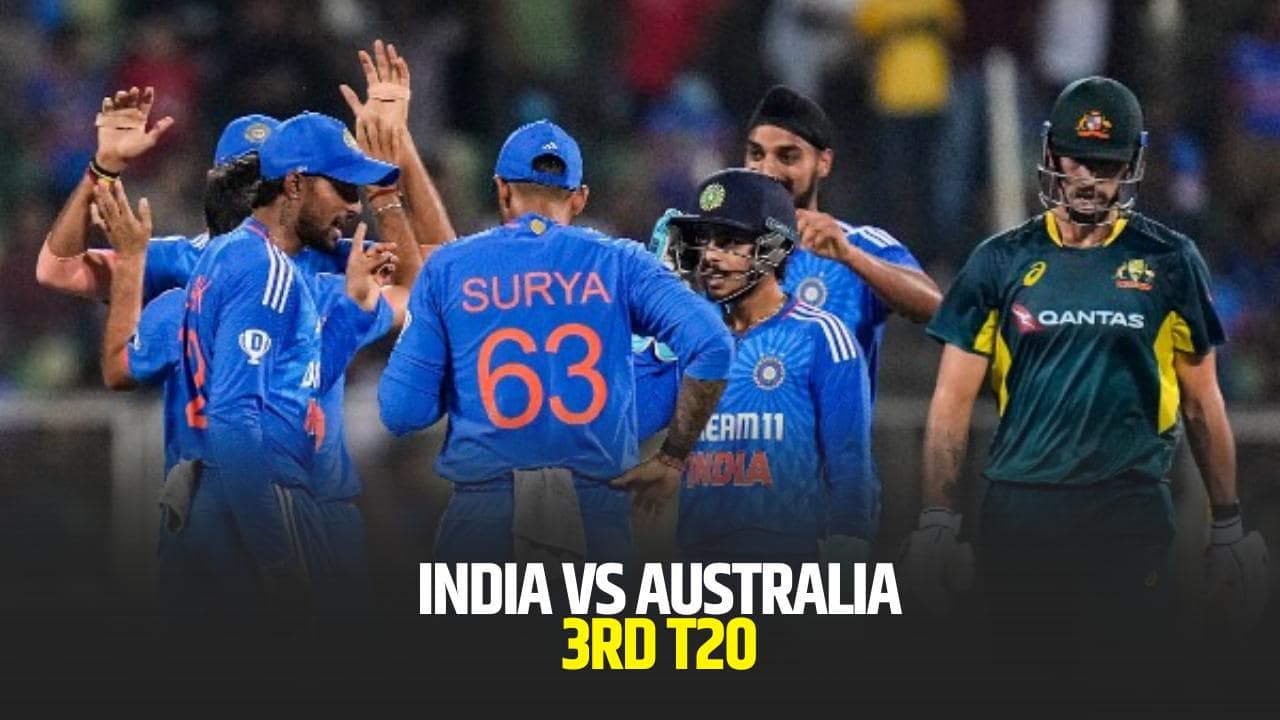 India vs Australia 3rd T20 2023