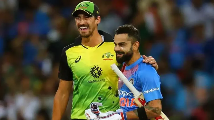 "Starc on Competing with Kohli: 'Enjoy the Battles, It's Always an Intense Contest'"