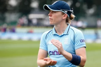 England captain Heather Knight faces a suspended fine for a racist photo from 2012.