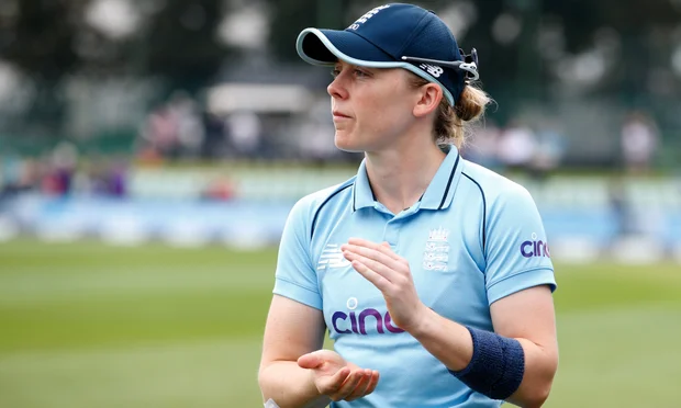 England captain Heather Knight faces a suspended fine for a racist photo from 2012.