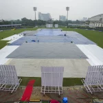 "Rain Delays Continue: Match Faces Abandonment After Fourth Day Washout"