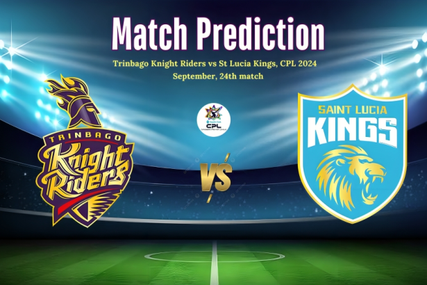 Trinbago Knight Riders vs St Lucia Kings Match 26: CPL 2024 (September 24, CPL 2024)