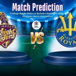 Trinbago Knight Riders vs Barbados Royals CPL T20 2024-Eliminator Match (October, 2nd)