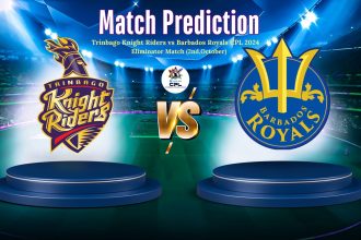 Trinbago Knight Riders vs Barbados Royals CPL T20 2024-Eliminator Match (October, 2nd)