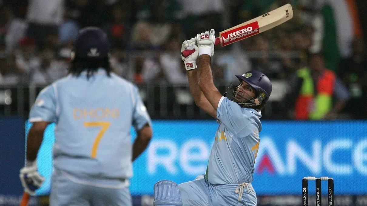 Legendary Moment 2007: Yuvraj Singh's 6 Sixes Stun Broad!
