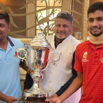 Sarfaraz Khan Celebrates Irani Cup win with Family