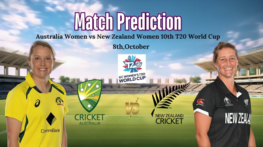 Australia Women vs New Zealand Women,10th T20 World Cup 2024