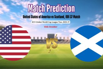 United States of America vs Scotland, ODI 37 match