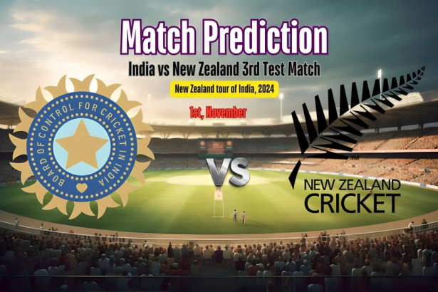 India vs New Zealand 3rd Test Match Prediciton