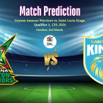 Guyana Amazon Warriors vs. Saint Lucia Kings - Qualifier 1, CPL T20 2024