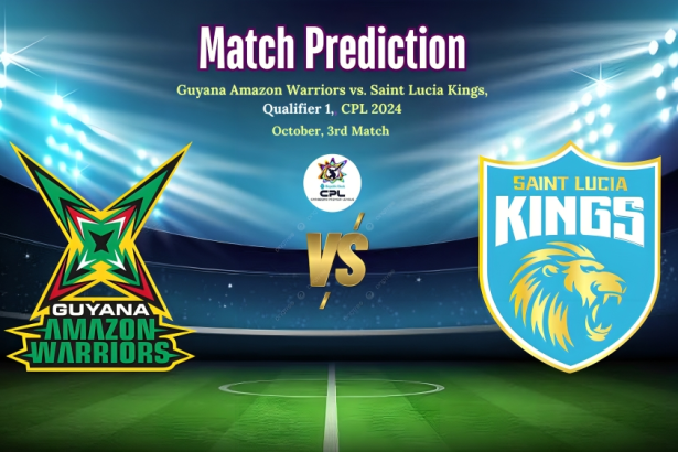 Guyana Amazon Warriors vs. Saint Lucia Kings - Qualifier 1, CPL T20 2024