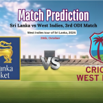 SL vs WI 3rd ODI Match Prediction