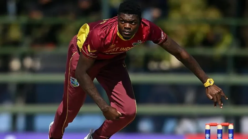 Alzarri Joseph Banned for Two Matches by West Indies