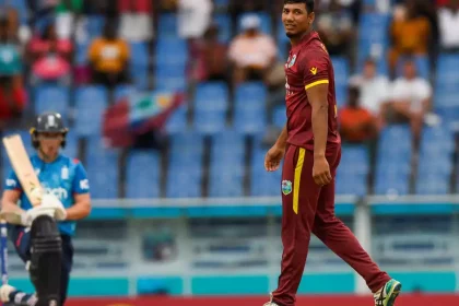 Motie and Lewis Star in West Indies Win